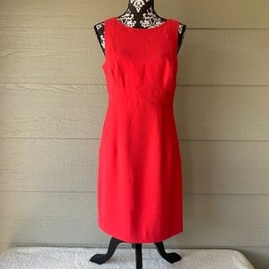 Hoss Intropia Anthro Salmon Pink Structured Dress